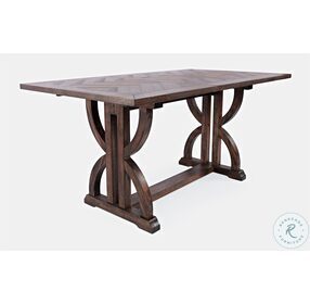 Fairview Oak Extendable Counter Height Dining Table