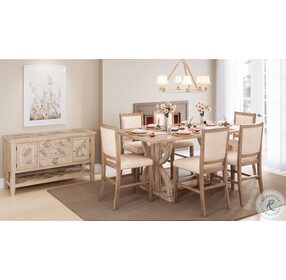 Fairview Ash Extendable Counter Height Dining Room Set