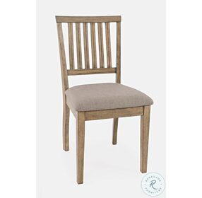 Prescott Park Taupe Upholstered Dining Chair Set Of 2