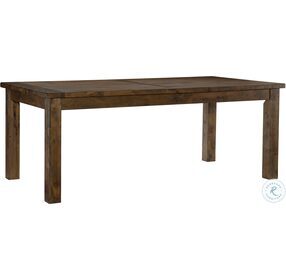 Jerrick Burnished Brown Dining Table
