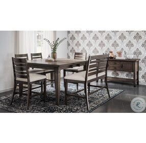 Lincoln Square Dark Espresso Extendable Counter Height Dining Room Set