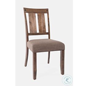 Mission Viejo Rustic Natural Brown Side Chair Set of 2
