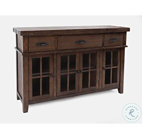 Mission Viejo Rustic Natural Brown 3 Drawer Server