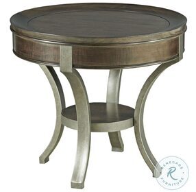 Sunset Valley Rich Mocha Round End Table