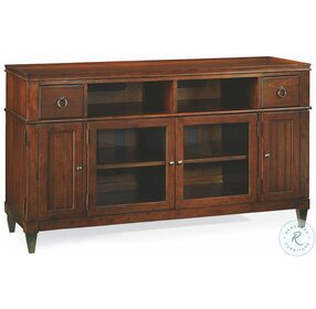 Sunset Valley Rich Mahogany 60" Entertainment Console