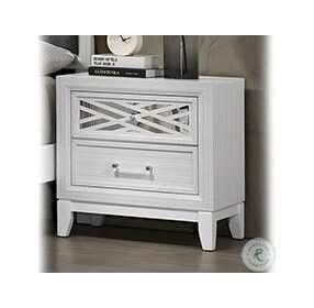 Obsidian White Nightstand