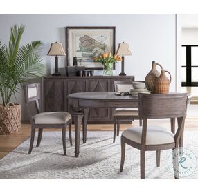 Cohesion Program Brown Aperitif Oval Extendable Dining Room Set