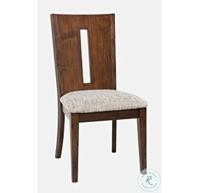 Urban Icon Merlot Slatback Upholstered Side Chair Set of 2