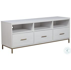 Madelyn White TV Stand