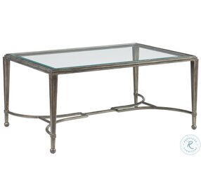 Metal Designs St Laurent Sangiovese Small Rectangular Cocktail Table