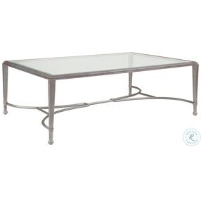 Metal Designs Argento Sangiovese Large Rectangular Cocktail Table