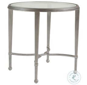 Metal Designs Argento Sangiovese Round End Table