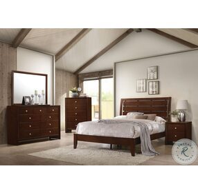 Serenity Rich Merlot Panel Bedroom Set