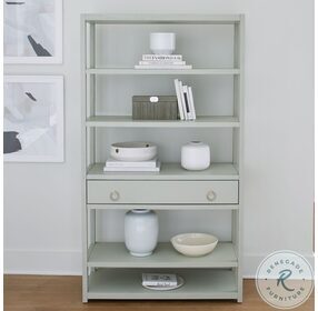 East End Green Mist Accent Bookcase