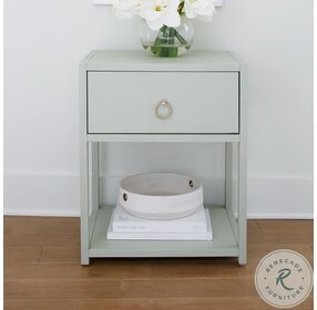 East End Green Mist 1 Shelf Accent Table