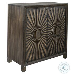 Chaucer Aged Whiskey Wine Accent Cabinet