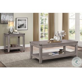 Woodrow Brownish Gray Occasional Table Set