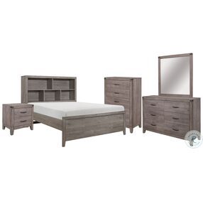 Woodrow Gray Platform Bedroom Set