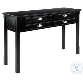 Timber Black Hall/Console Table
