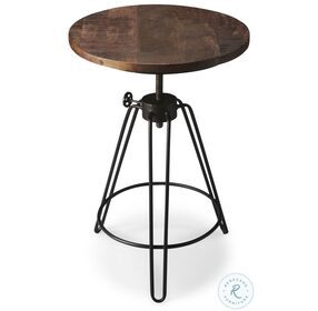 2046025 Industrial Chic Metalworks Accent Table