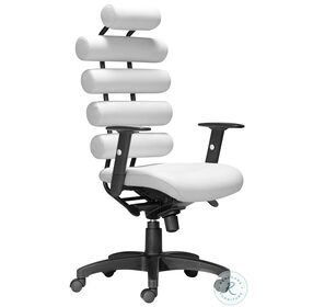 Unico White Office Chair