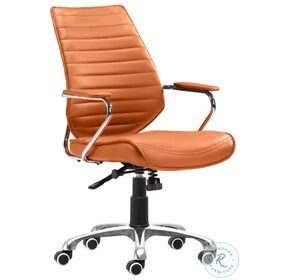 Enterprise Terracotta Low Back Office Chair