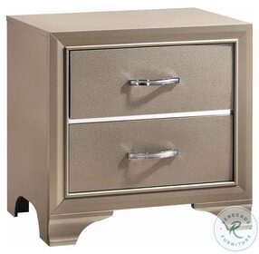 Beaumont Champagne Nightstand