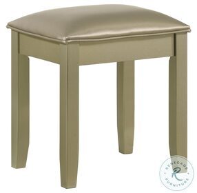 Beaumont Champagne Gold Vanity Stool