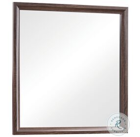 Brandon Medium Warm Brown Mirror
