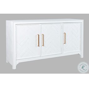 Gramercy Blanc 3 Door Accent Cabinet