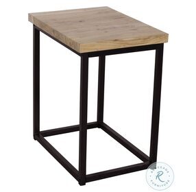 Ames Natural Chairside Table