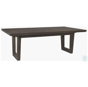 Cohesion Program Brown Brio Rectangular Extendable Dining Table