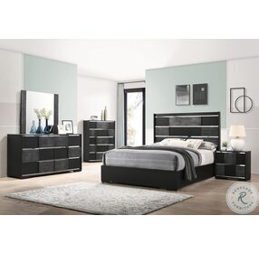 Blacktoft Black Panel Bedroom set
