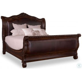 Valencia King Upholstered Sleigh Bed