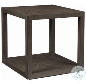 Cohesion Program Antico Credence Square End Table
