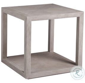 Cohesion Program Bianco Credence Square End Table