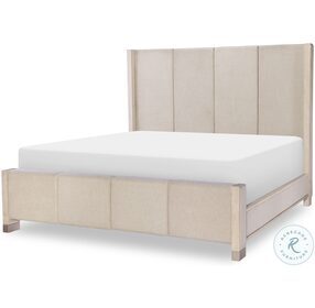 Bliss Soft Cashmere King Upholstered Panel Bed