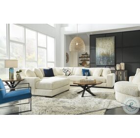 Lindyn Ivory LAF Chaise Sectional