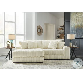 Lindyn Ivory LAF Small Chaise Sectional