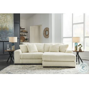 Lindyn Ivory RAF Small Chaise Sectional