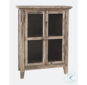 Rustic Shores Grey Wash 32" Distressed Accent Cabinet