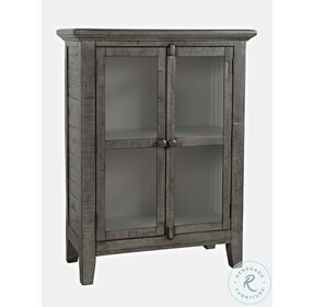 Rustic Shores Stone 32" Distressed Accent Cabinet