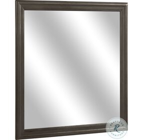 Mayville Stained Grey Mirror