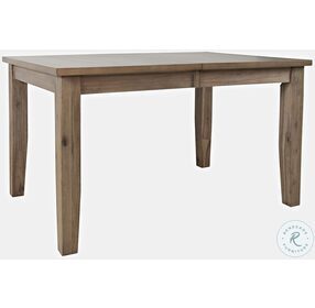 Eastern Tides Brushed Bisque 66" Coastal Extendable Dining Table