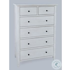 Maxton Distressed Ivory Chest of Drawers