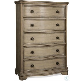 Corinne Sun Drenched Acacia 5 Drawer Chest