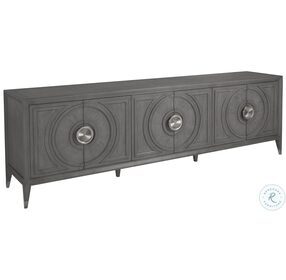 Appellation Medium Gray wire brushed Long TV Stand