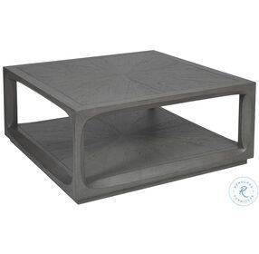 Appellation Medium Gray wire brushed Square Cocktail Table