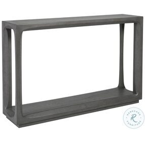 Appellation Medium Gray wire brushed Console Table