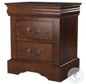 West Haven Cappuccino 2 Drawer Nightstand
